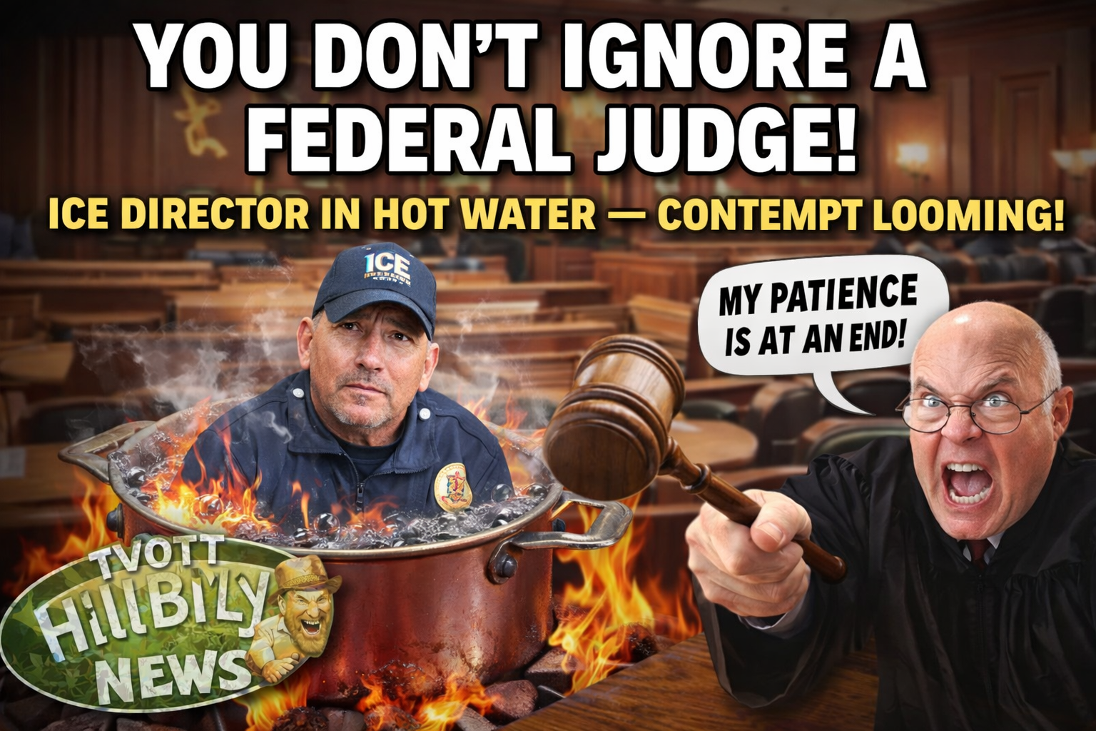 “You Don’t Ignore a Judge” Why a Federal Court Just Put ICE on the Hot Seat — and Why the President Can’t Save Them