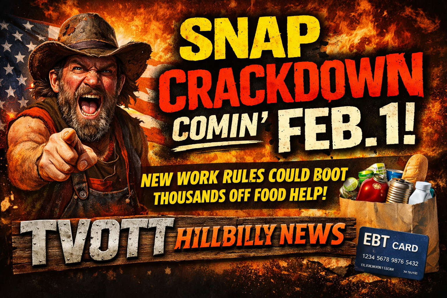 SNAP Crackdown Coming Feb. 1 — New Work Rules Could Boot Thousands Off Food Help (And Folks Ain’t Ready)